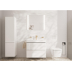 Hansgrohe Xarita Lite Q Spiegel - 80x70cm - led verlichting - Verticaal - wandschakelaar - Mat wit SW1165153