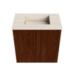 Mondiaz JOYA-DLUX Meuble de toilette 40cm - couleur Ruby - Vasque FAYE position Milieu Sans trou de robinet couleur Meli SW1425330
