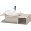 Duravit D-neo Meuble sous vasque 100x55x26cm sans tiroir Taupe mat SW641261