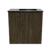 Mondiaz JOYA-DLUX Meuble de salle de bains - 40cm - couleur Shadow - Vasque FAYE position Droite Sans trou de robinet couleur Lava SW1422833