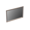 Forzalaqua Reno 2.0 miroir 120x80cm Rectangulaire sans éclairage avec cadre Chêne massif Silver Grey SW492587