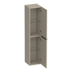 BRAUER Elevate armoire haute 160 sans poignées de pose avec 2 portes à ouverture gauche ou droite mat beige SW1200057