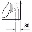 Duravit Starck 3 Cuvette au sol Btw avec bord de rinçage à fond profond Pk blanc SW114651
