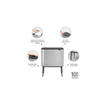 Brabantia Bo Touch Bin Afvalemmer - 36 liter - kunststof binnenemmer - matt steel fingerprint proof SW1117506