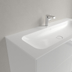 Villeroy & Boch Finion lavabo-plan - 1 trou de robinet 120x50cm - Ceramic+ sans trop-plein stone white SW209580