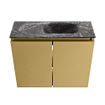 MONDIAZ TURE-DLUX 60cm toiletmeubel Oro. EDEN wastafel Lava positie rechts. Zonder kraangat. SW1103915