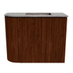 Mondiaz JOYA-DLUX 51.6cm toiletmeubel - ronding links kleur Ruby - Wastafel FAYE positie Rechts 1 kraangat kleur Oza. SW1425526