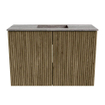 Mondiaz JOYA-DLUX Meuble de toilette 60cm - couleur Dusk - Vasque FAYE position Milieu Sans trou de robinet couleur Oza SW1425967
