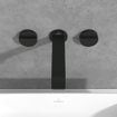 Villeroy & Boch Dawn ensemble de robinet à 3 trous - noir mat SW974324