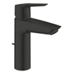Grohe Start QuickFix Robinet de lavabo - montage apparente - bec 12,1 cm - taille M - noir mat SW1126717