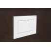 Geberit Sigma01 bedieningsplaat - 2-toets spoeling - vierkant - Alpien wit SW1237073