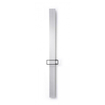 Vasco Bryce Mono designradiator aluminium verticaal 2000x150mm 642W - aansluiting 0066 wit structuur (S600) SW237094
