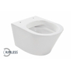 Wiesbaden Vesta junior WC suspendu sans bride raccourci brillant blanc SW96149
