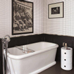 The Mosaic Factory Barcelona mozaïektegel - 30x30cm - wand en vloertegel - Vierkant - Porselein White Mat SW104829