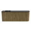 Mondiaz JOYA 111.6cm toiletmeubel - ronding rechts kleur Dusk - Wastafel FAYE positie Links 1 kraangat kleur Urban. SW1421693