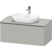 Duravit D-Neo wastafelonderkast 100x45.9x55cm 1 lade Betongrijs Mat SW641225