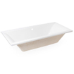 Saniclass Nurnberg Ligbad - 180x80x49cm - acryl - glans wit SHOWROOMMODEL SHOW21329