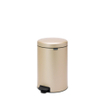 Brabantia NewIcon Poubelle à pédale - 20 litres - seau intérieur en plastique - metallic gold SW1117468