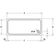 Duravit D-code receveur de douche 160x70x8.5cm acrylique rectangulaire blanc SW527901