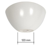 Plieger Scale bac à encastrer en céramique ovale 39x32x17,5cm blanc mat SW94938
