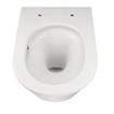 Wiesbaden Vesta WC suspendu - 52.5x36cm - sans bride - Tornado Flush - abattant Flatline - frein de chute - Blanc brillant SW856597