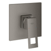Grohe Eurocube Mitigeur thermostatique encastré - 1 bouton - sans inverseur - hard graphite brossé SW523743