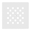 BRAUER Afvoerrooster tbv douchebak mat wit SW1212494