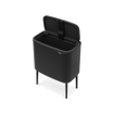 Brabantia Bo Touch Bin Poubelle - 36 litres - seau intérieur en plastique - matt black SW1117503