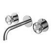 Hotbath Cobber @work Set de finition avec partie encastrable pour robinet lavabo avec bec 18cm Chrome SW547783