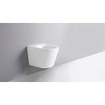 QeramiQ Dely Ensemble WC - réservoir encastré Qeramiq Flush - abattant slim - plaque de commande beige en plastique - boutons ronds - blanc brillant SW1579169