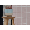 Terravito Viondo carreau mural - 13x13cm - 10mm - Carré - Rose Brillant SW542672