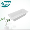 FugaFlow Efficiente Anta Ligbad - 170x75cm - acryl - glans wit - Black Friday - SW1123510