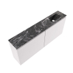 MONDIAZ TURE-DLUX meuble WC 120 cm Cale. EDEN lavabo Lava position droite. Avec 1 trou de robinet. SW1103698