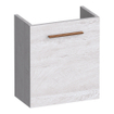 BRAUER Trust meuble sous-lavabo de toilettes - 40x45x22cm - porte ouvrant vers la gauche - sans poignée rapportée - Forest Seashell SW1203848