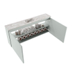 MONDIAZ TURE-DLUX Meuble de toilette 120cm Greey. Lavabo EDEN Glace position centrale. Sans trou de robinet. SW1103315
