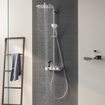 GROHE Smartcontrol 310 Euphoria Colonne de douche chromé avec mitigeur thermostatique et douchette ronde SW209454