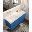 Mondiaz VICA ensemble de meuble de salle de bain - 120cm - meuble sous-vasque jeans - 4 tiroirs - lavabo cloud gauche - sans trou de robinet - miroir LED - version XL 60cm de haut SW1098254