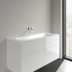 Villeroy & Boch Finion Lavabo pour meuble 120x50cm sans trous ni trop-plein Ceramic+ blanc SW209392