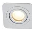 QAZQA Alberto Inbouwspot set - 1 spot - 9x11.2cm - inclusief dimbare led lamp - IP44 - Vierkant - Wit SW1477248
