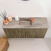 Mondiaz JOYA-DLUX 80cm toiletmeubel - kleur Dusk - Wastafel FAYE positie Midden 1 kraangat kleur Oza. SW1425981