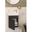Differnz Hurra Meuble lave-mains - 39,5x52x21,5cm - anthracite SW1236926