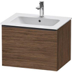 Duravit D-neo Meuble sous vasque 61x46.2x44cm 1 tiroir Noisette (foncé) mat SW641064