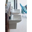 Duravit ME by Starck lavabo 60x46cm avec 1 trou de robinet avec trop-plein avec WonderGliss blanc SW84150