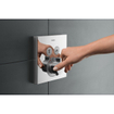 Hansgrohe Rainfinity Ensemble de douche encastré complet avec douchette et douche de tête chrome SW419797