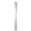 Vasco Beams Mono Radiateur design aluminium vertical 180x15cm 671watt raccord 0066 Blanc à relief SW237021
