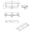 Best Design Opera 100 wastafel Just Solid 100x42x10cm SW280187