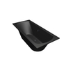 Xenz Lagoon Duobad - 170x75x53 - afvoer Midden - acryl - ebony SW102947