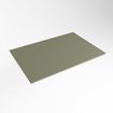 Mondiaz TOP 23 Plan sous vasque - 40x23.5x0.9cm - compatible comme plan de meuble - solid surface - Army SW1021302