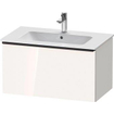 Duravit D-neo Meuble sous vasque 81x46.2x44cm 1 tiroir Blanc haute brillance SW640893