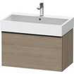 Duravit D-neo Meuble sous vasque 78.4x44.2x44cm 1 tiroir Chêne (terra) mat SW641215